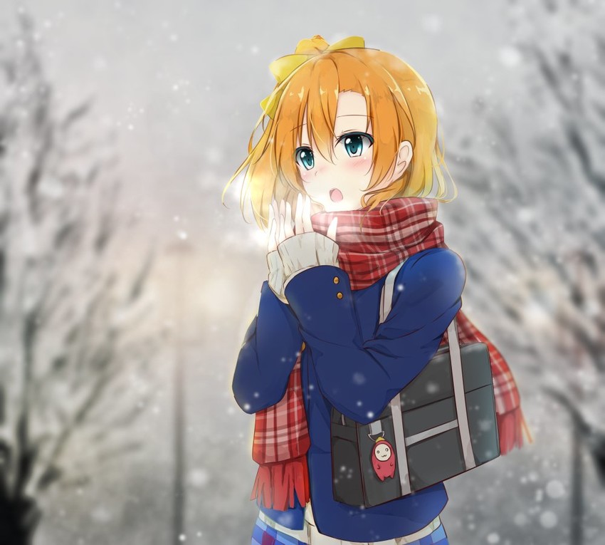 kosaka honoka (love live! and 1 more) drawn by shiina_kuro