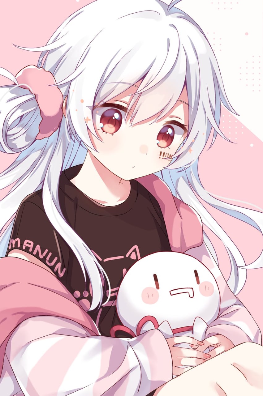 mafumafu, manun-chan, and mafuteru (indie utaite) drawn by gomano_rio