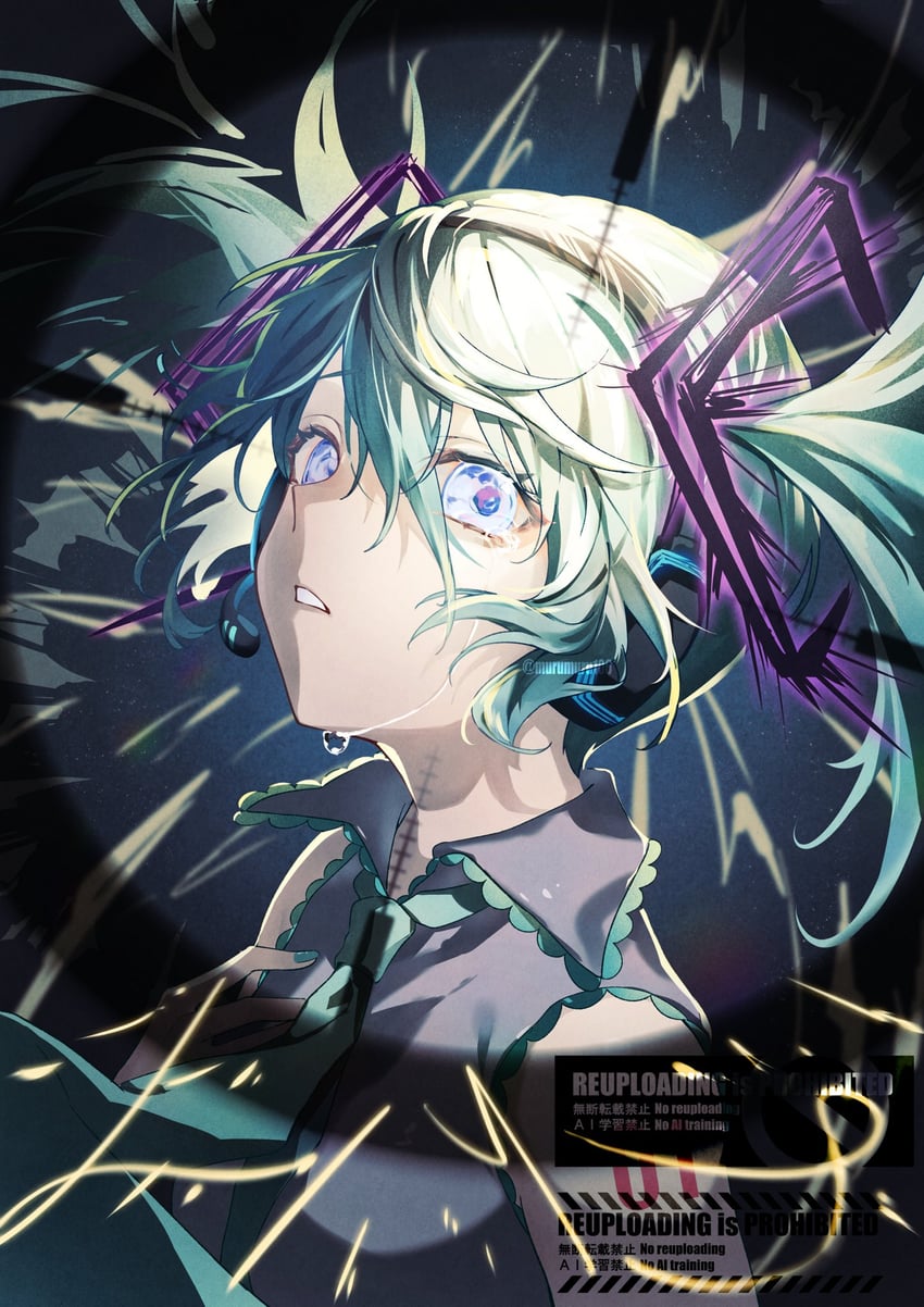 hatsune miku (vocaloid and 1 more) drawn by murumuru_(pixiv51689952)