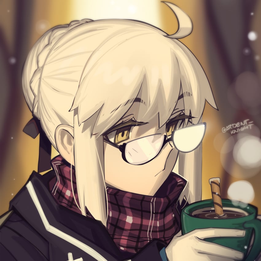 artoria pendragon and mysterious heroine x alter (fate and 1 more) drawn by boa_(brianoa)