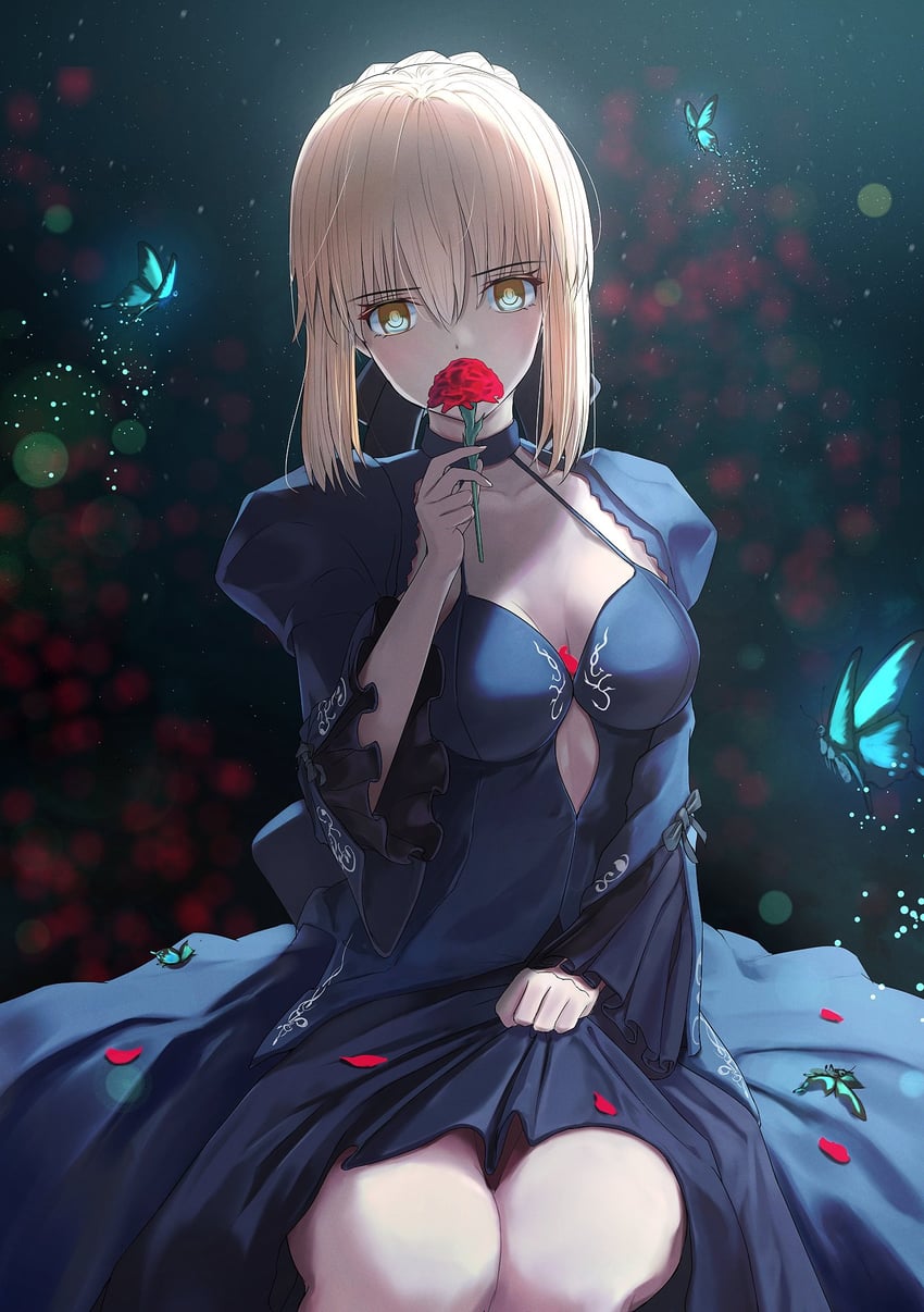 artoria pendragon and saber alter (fate and 1 more) drawn by aomaru_(shta-chu-jisuiai)