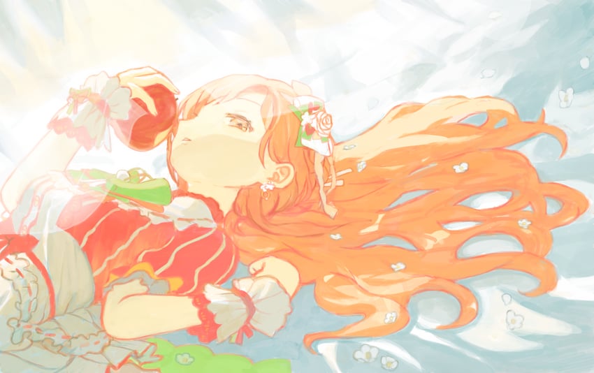 tsujino akari (idolmaster and 2 more) drawn by goto_(cach8237)