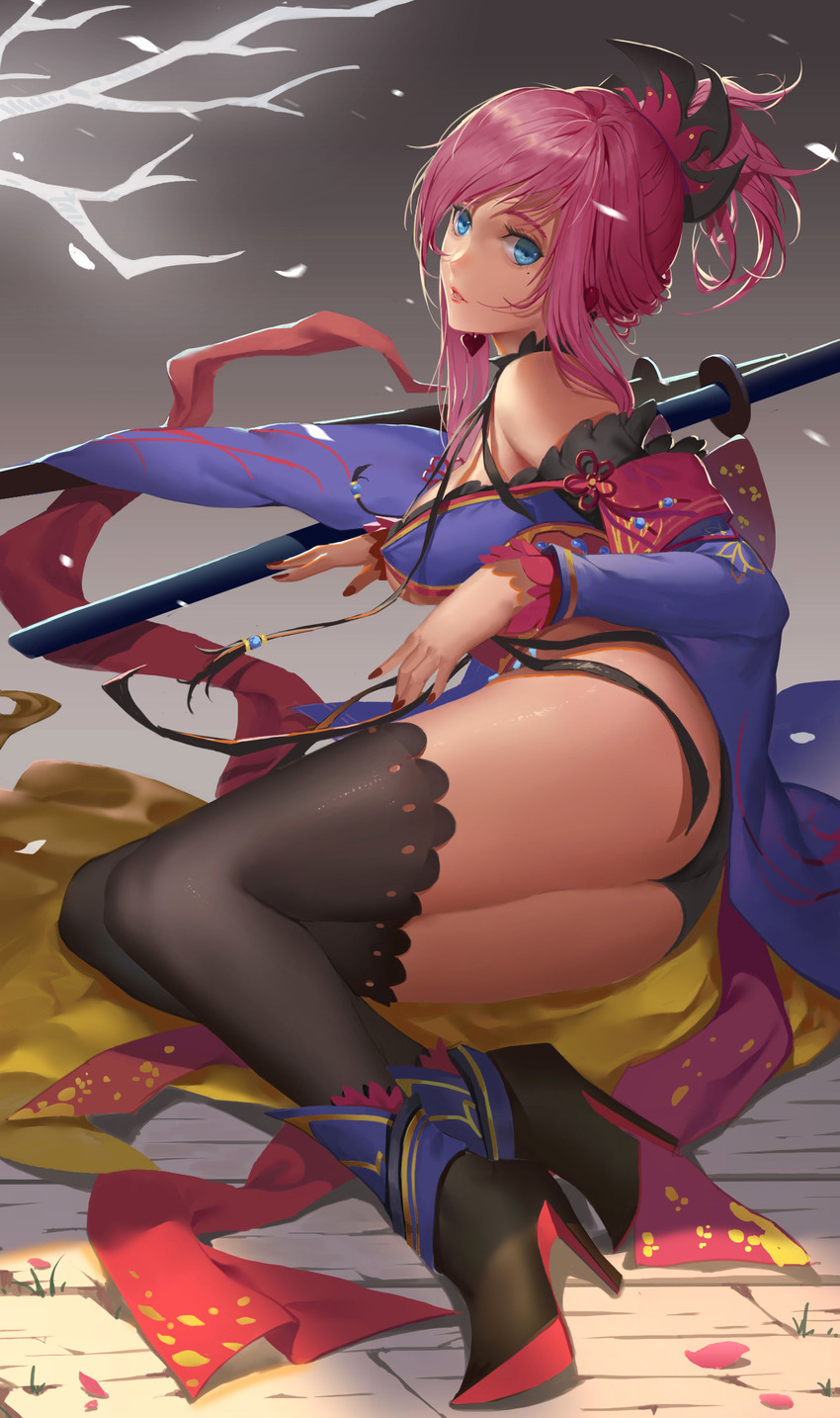 miyamoto musashi (fate and 1 more) drawn by itoucon