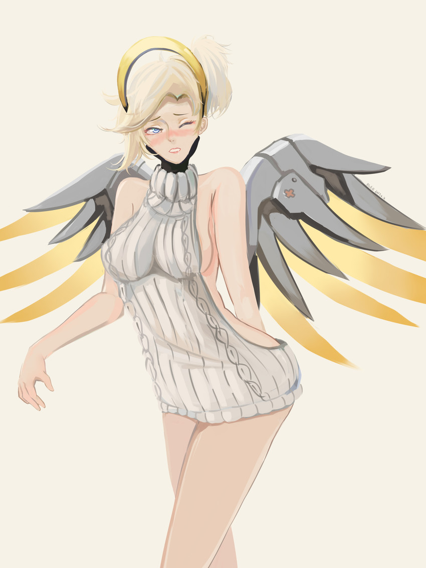 mercy (overwatch and 1 more) drawn by nozaki-kun