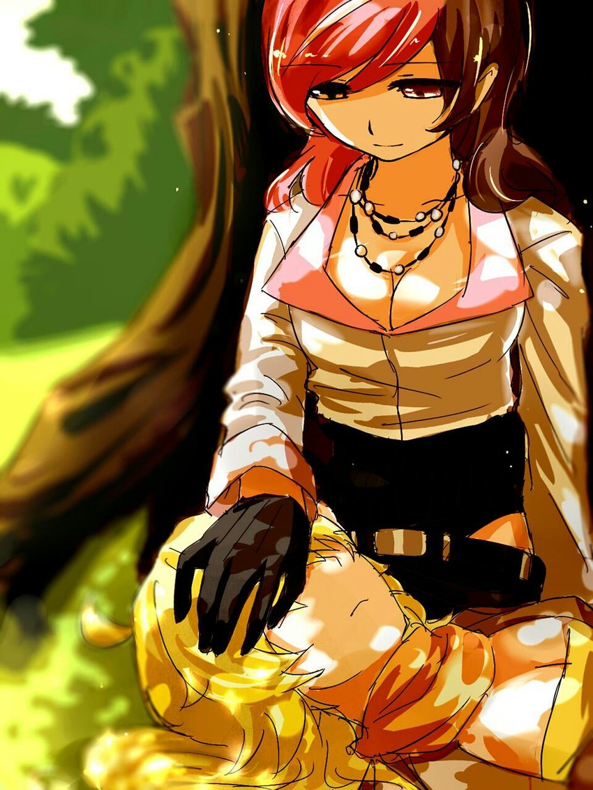 yang xiao long and neopolitan (rwby) drawn by tl_(xdd)