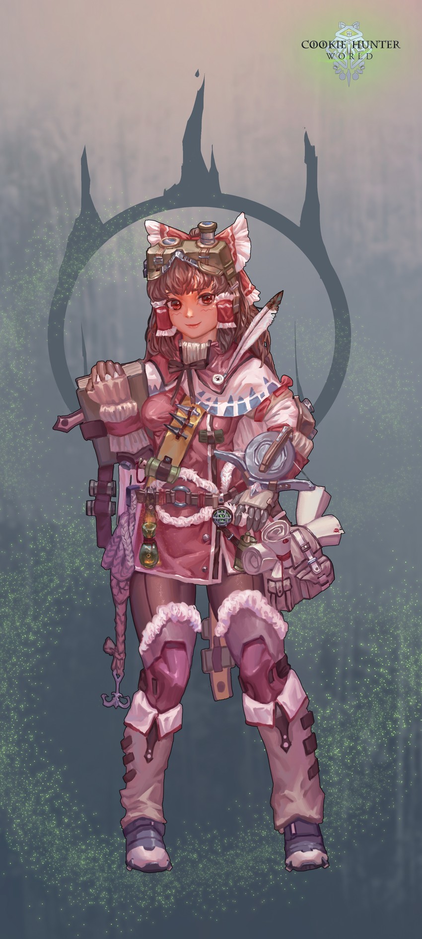 hakurei reimu and kanna (touhou and 3 more) drawn by d_tomoki