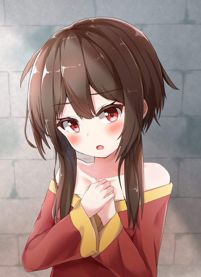 megumin (kono subarashii sekai ni shukufuku wo!) drawn by shishou_(doragyurosu)