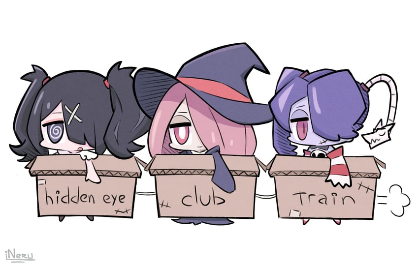 ame-chan, sucy manbavaran, squigly, and leviathan (needy girl overdose and 2 more) drawn by inerururu