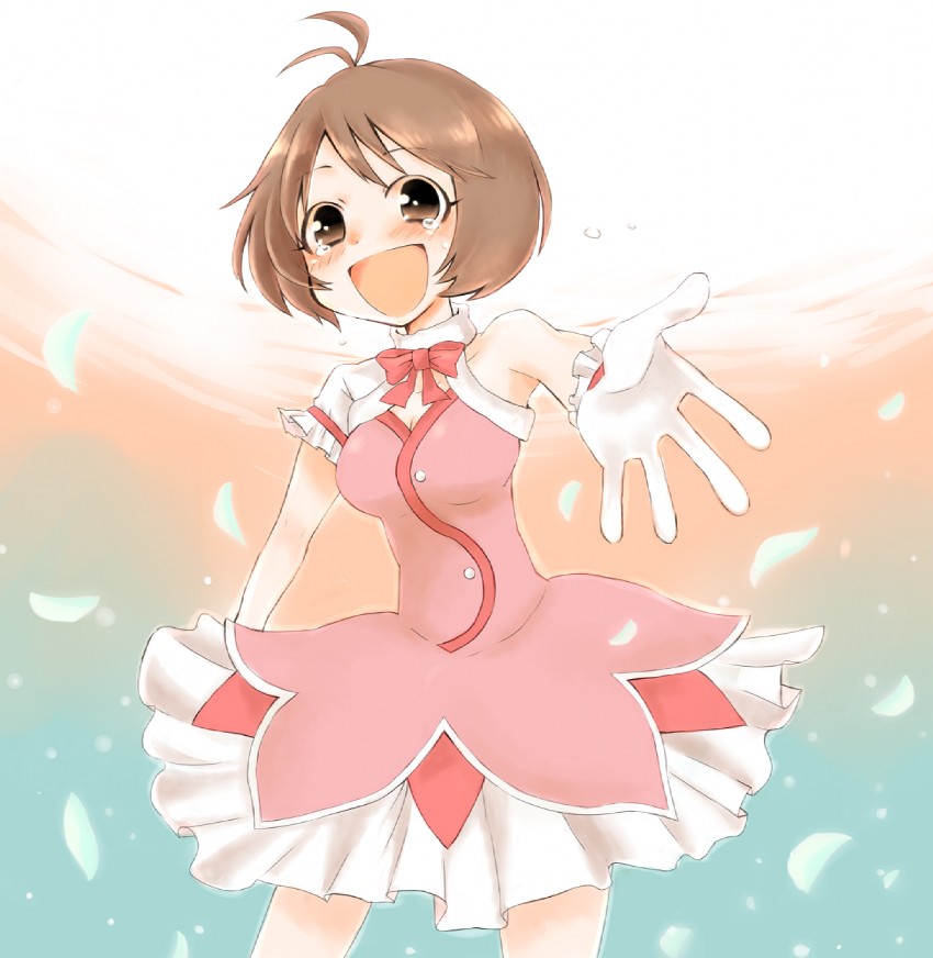 hidaka ai (idolmaster and 1 more) drawn by warabeshi