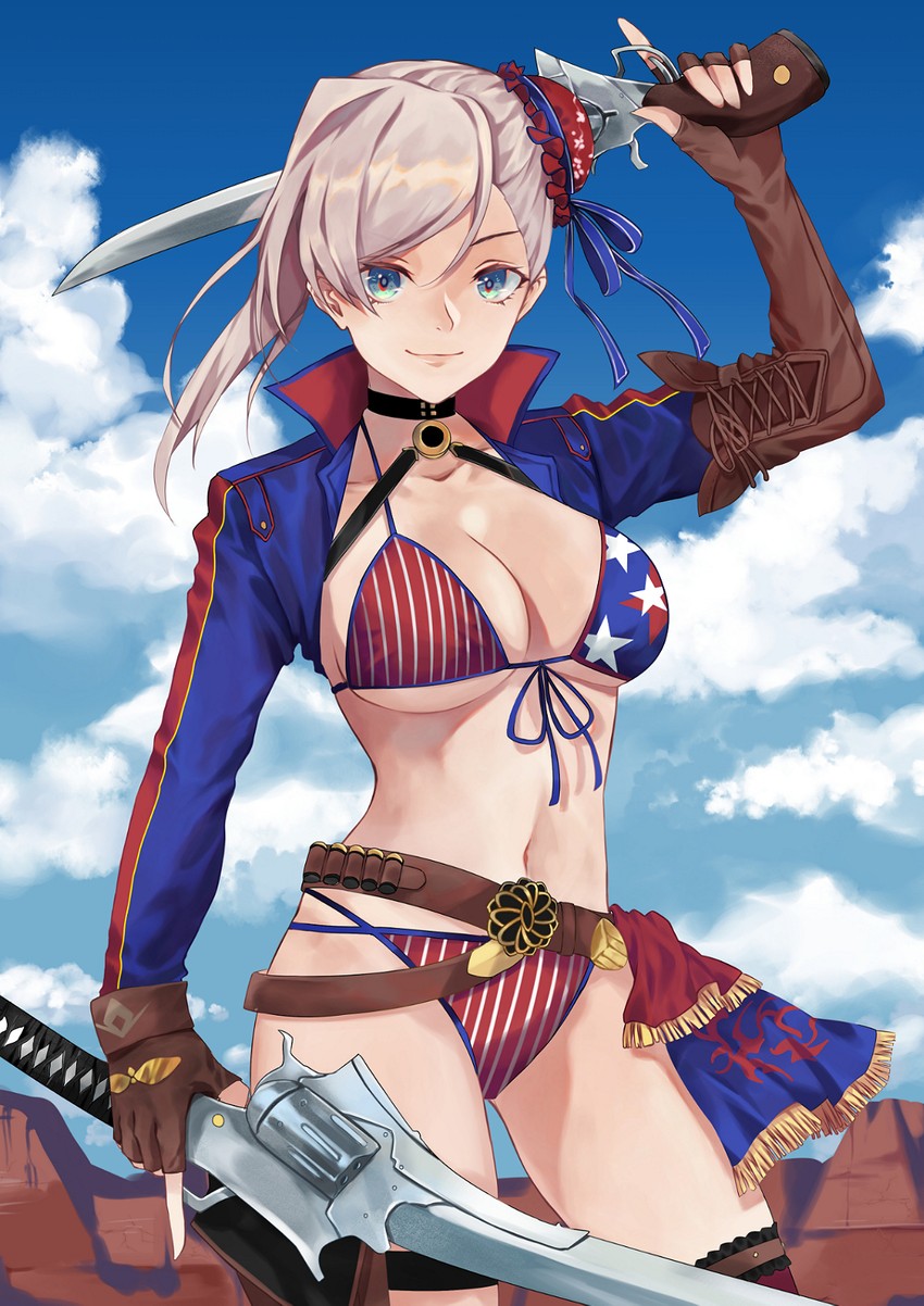miyamoto musashi (fate and 1 more) drawn by karen_ngao