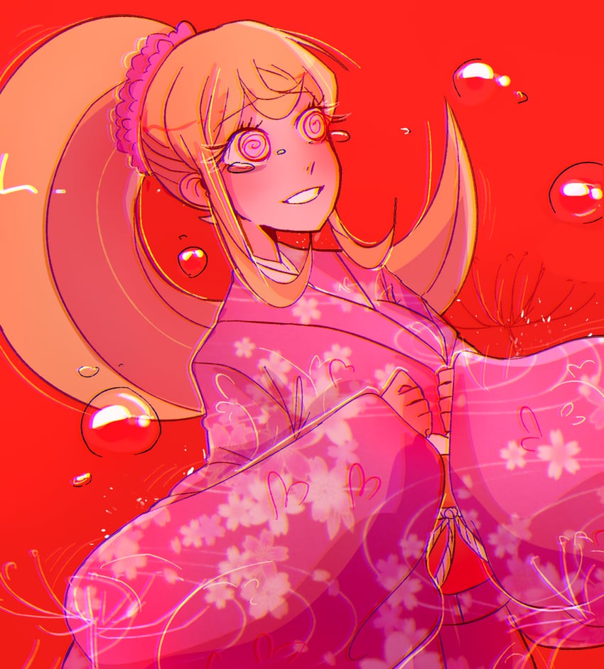saionji hiyoko (danganronpa and 1 more) drawn by huyandere