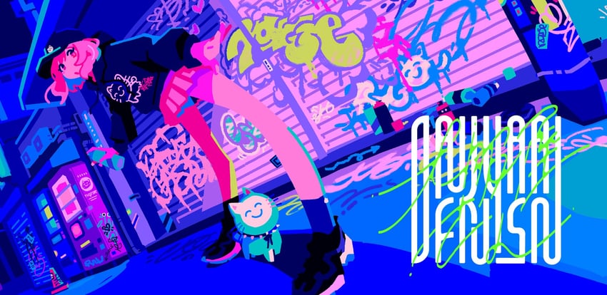 nqrse and nqrse no neko (indie utaite) drawn by ponsuke_kaikai