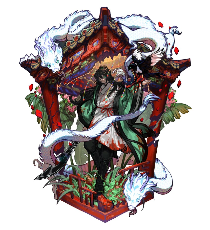 hong lu (project moon and 1 more) drawn by shan23852196
