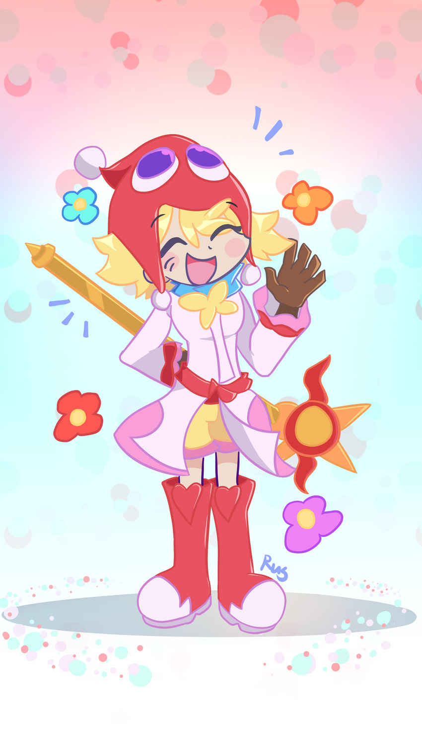amitie and red amitie (puyopuyo and 1 more) drawn by cl4usy