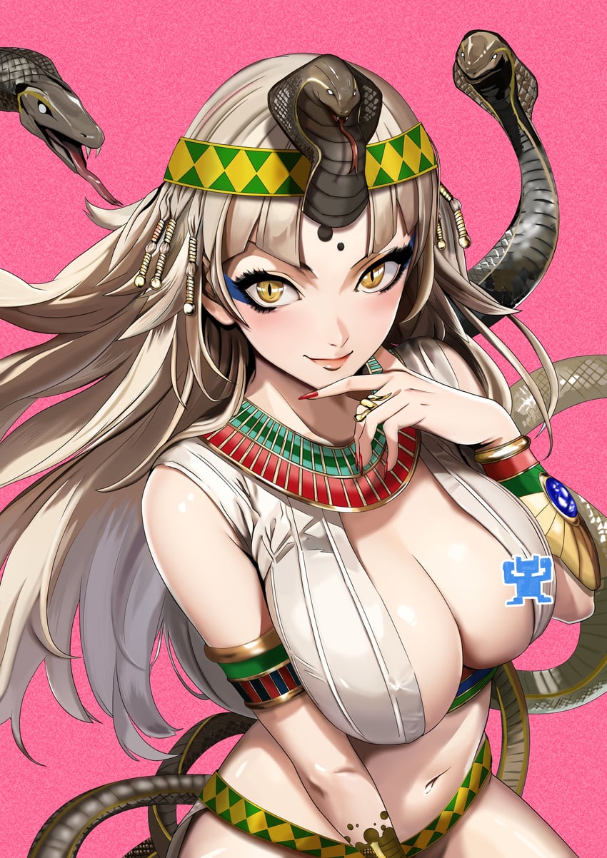 cleopatra (shin megami tensei and 2 more) drawn by macossa