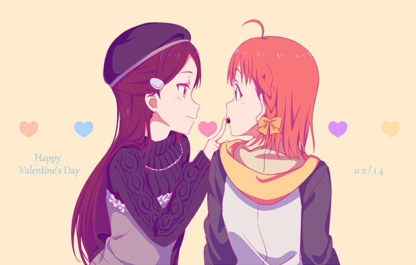 sakurauchi riko and takami chika (love live! and 1 more) drawn by un403lucky
