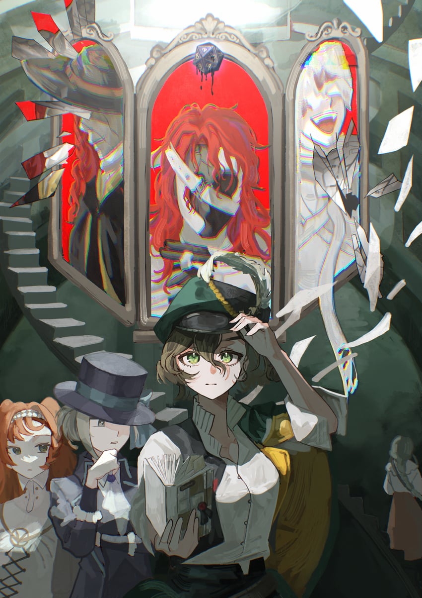 vertin, sonetto, recoleta, aleph, merlin, and 3 more (reverse:1999) drawn by raysse