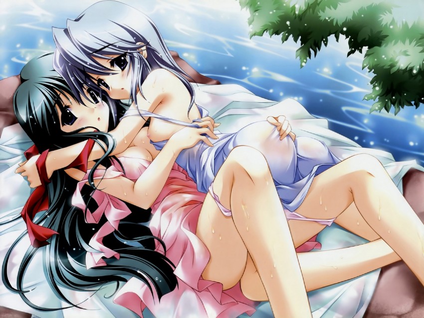 azuma ayami and yuuki miyako (natsu shoujo) drawn by fujiwara_warawara