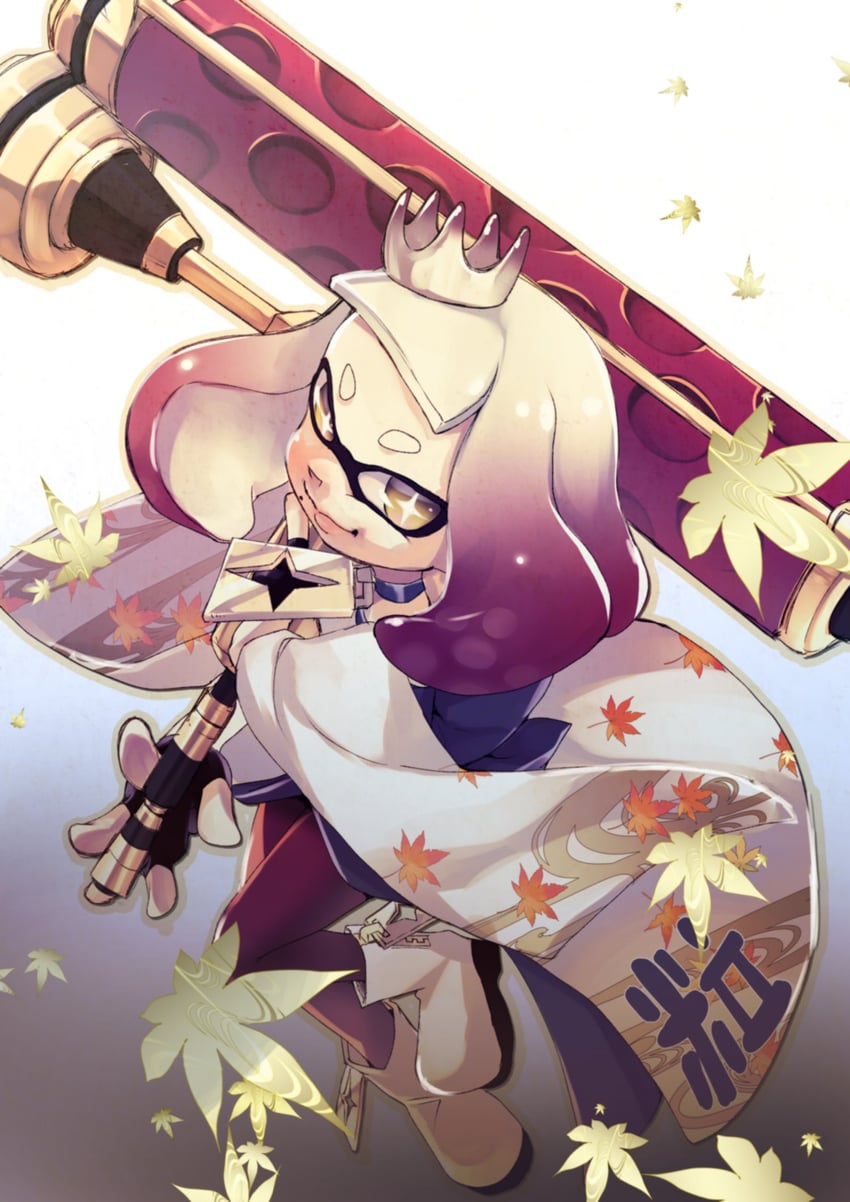 pearl (splatoon and 1 more) drawn by mu_su_me_bot