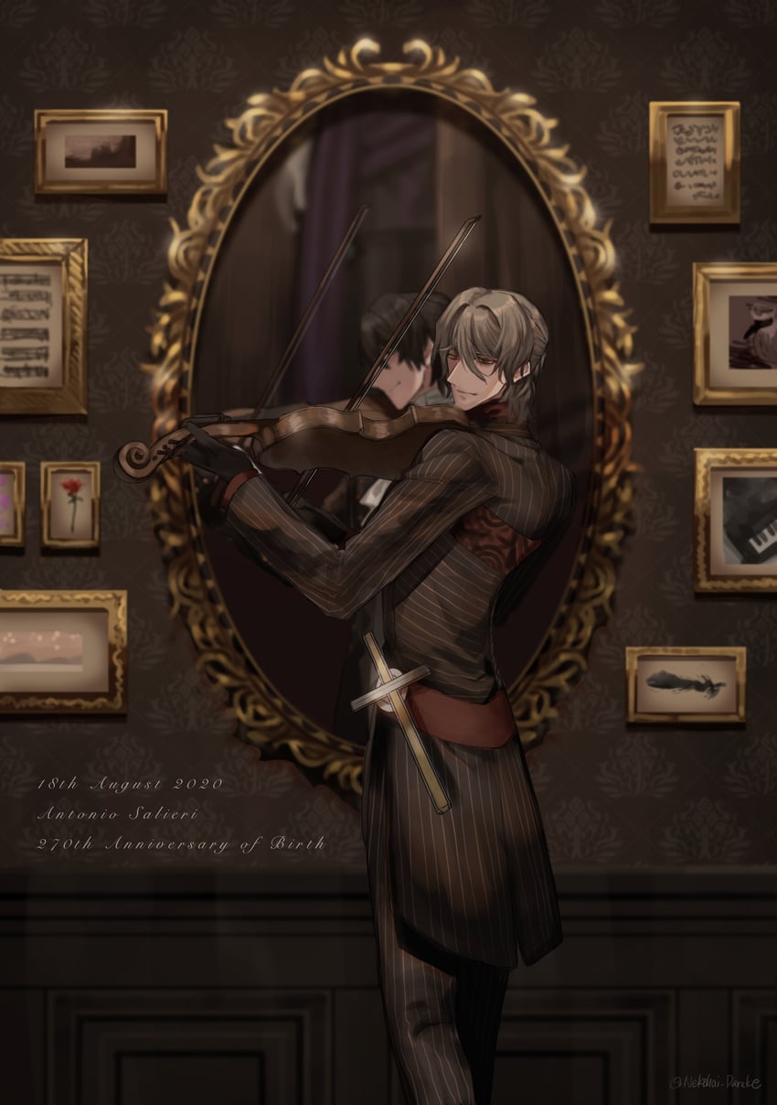 antonio salieri and wolfgang amadeus mozart (fate and 1 more) drawn by nekohai_darake