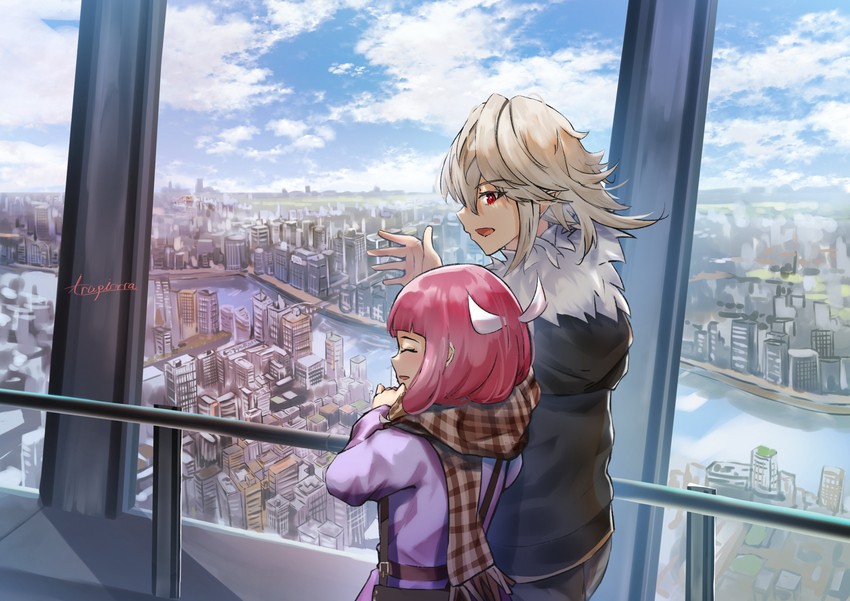 male corrin and mitama (fire emblem and 1 more) drawn by hamanashi_(trapiorra)