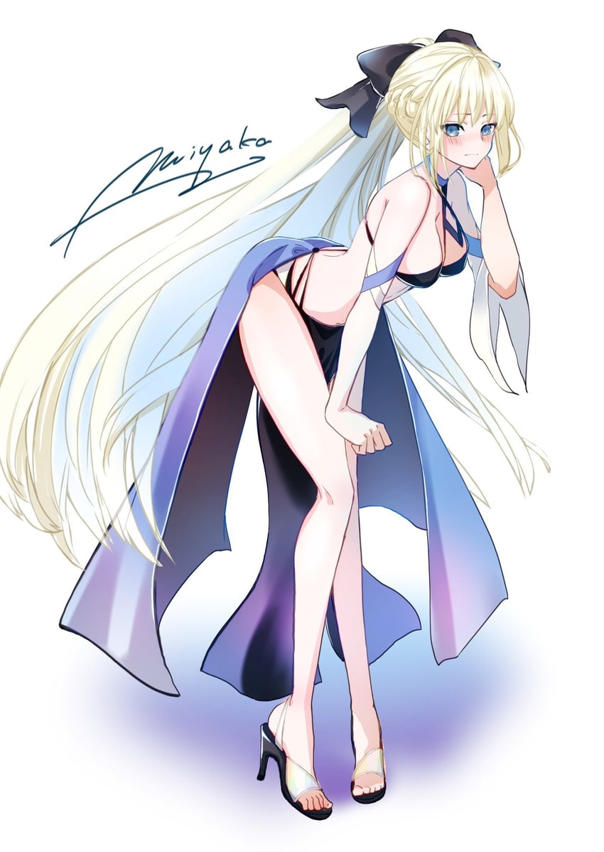 morgan le fay (fate and 1 more) drawn by miyaka_(58305841)
