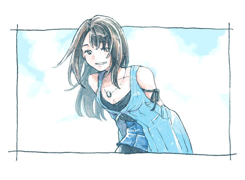 rinoa heartilly (final fantasy and 1 more) drawn by michibata_65