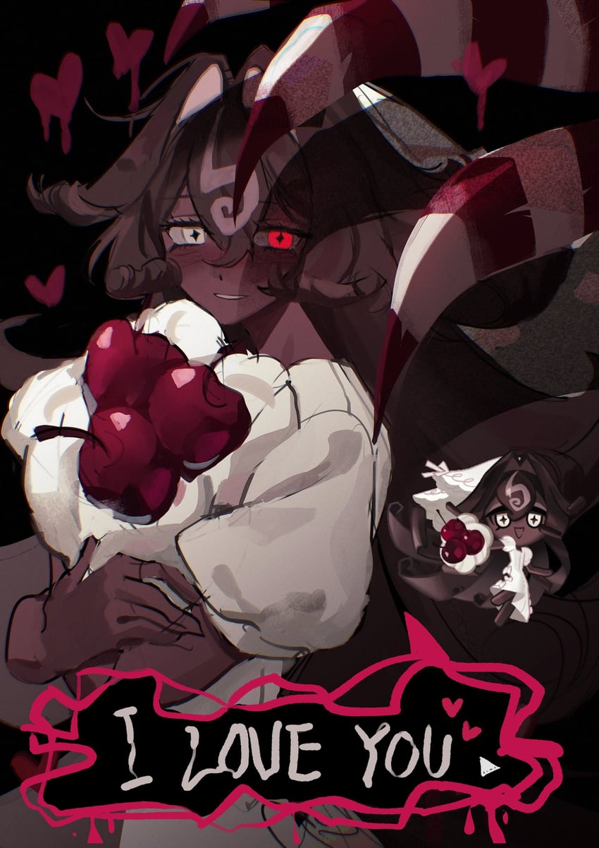 black forest cookie (cookie run and 1 more) drawn by shipduck13