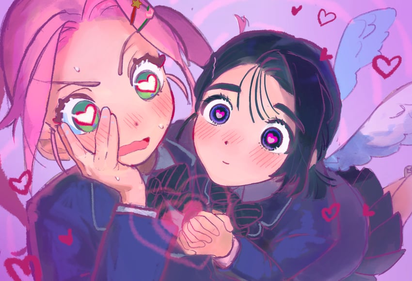 sua and mizi (alien stage) drawn by nez_(nez_ddd)