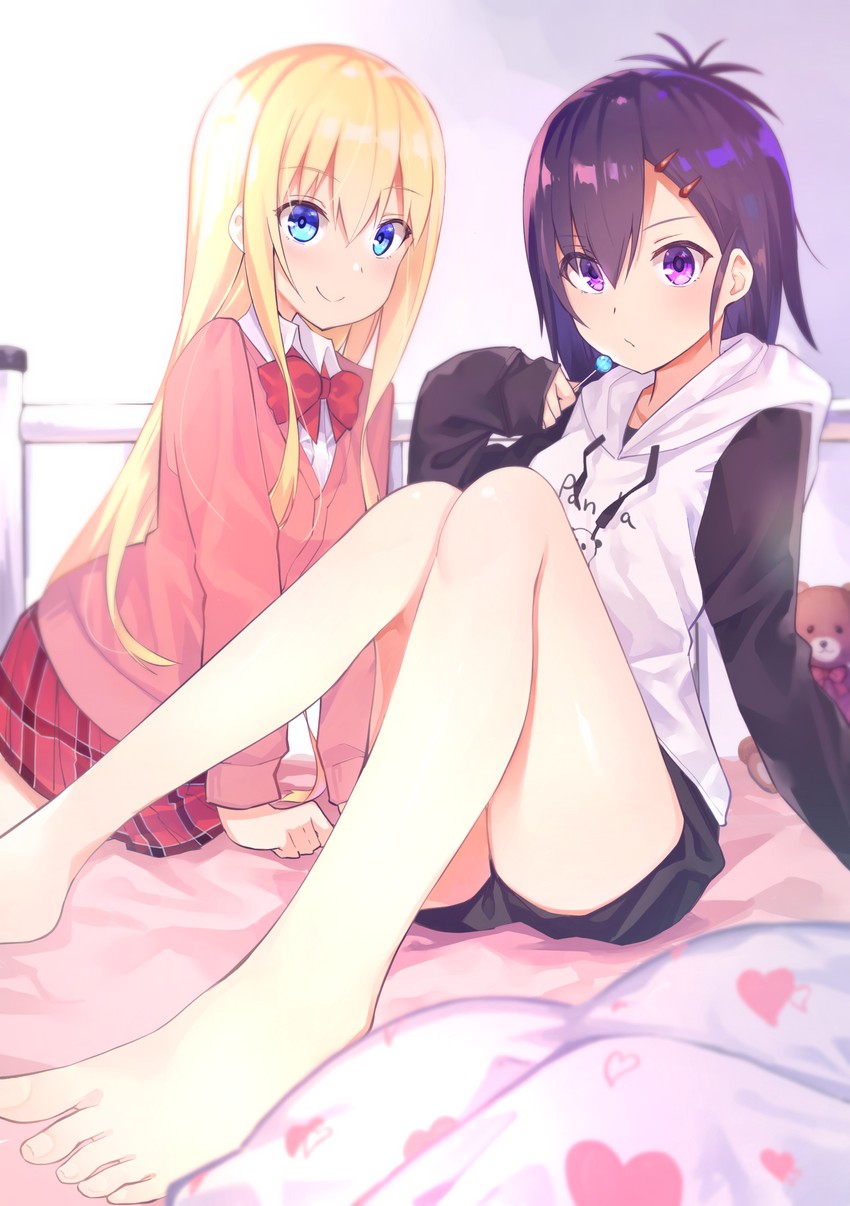 gabriel tenma white and vignette tsukinose april (gabriel dropout) drawn by kerun