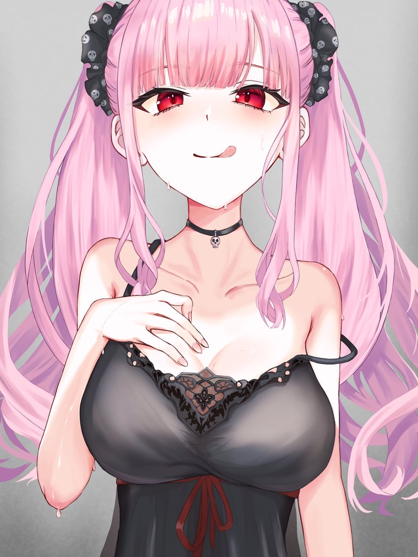 mori calliope (hololive and 1 more) drawn by hello_haru