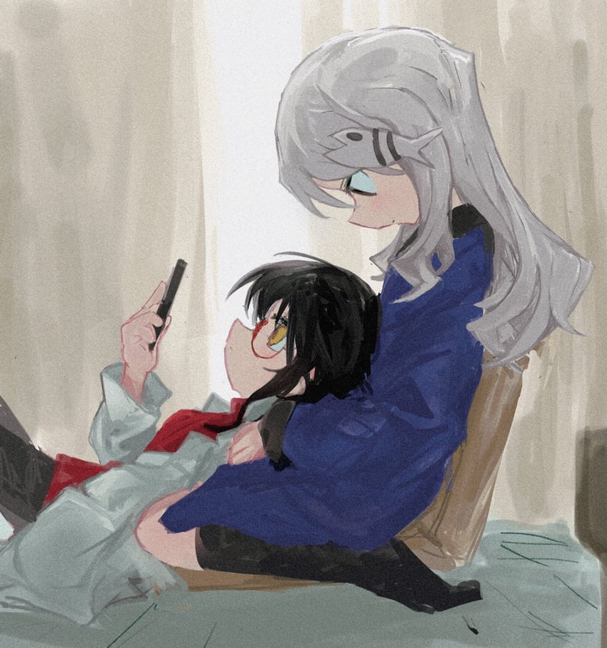 souen chiaki and agoshi sakina (null-meta) drawn by reitoubeef