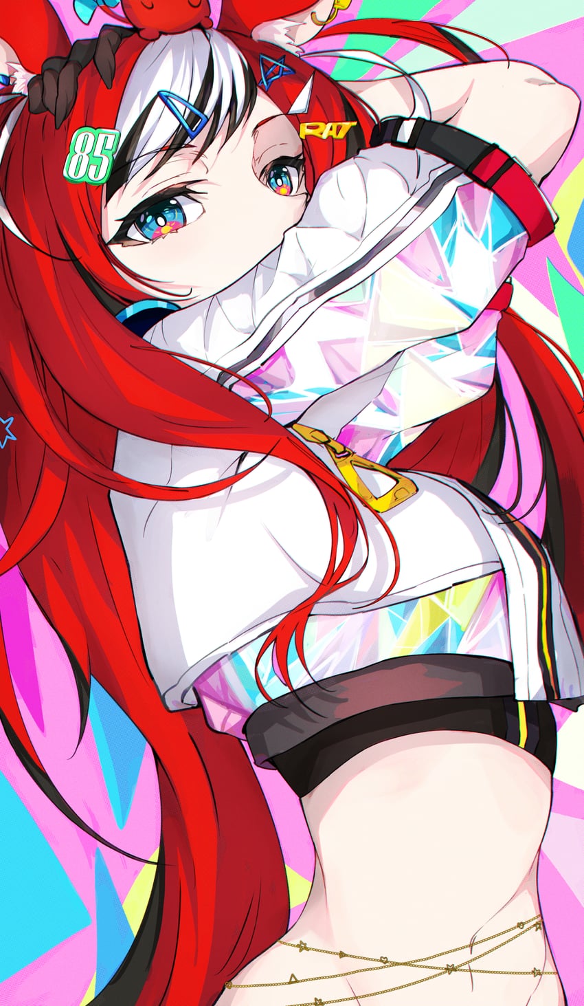 hakos baelz (hololive and 1 more) drawn by sakiya_(sak1_01)