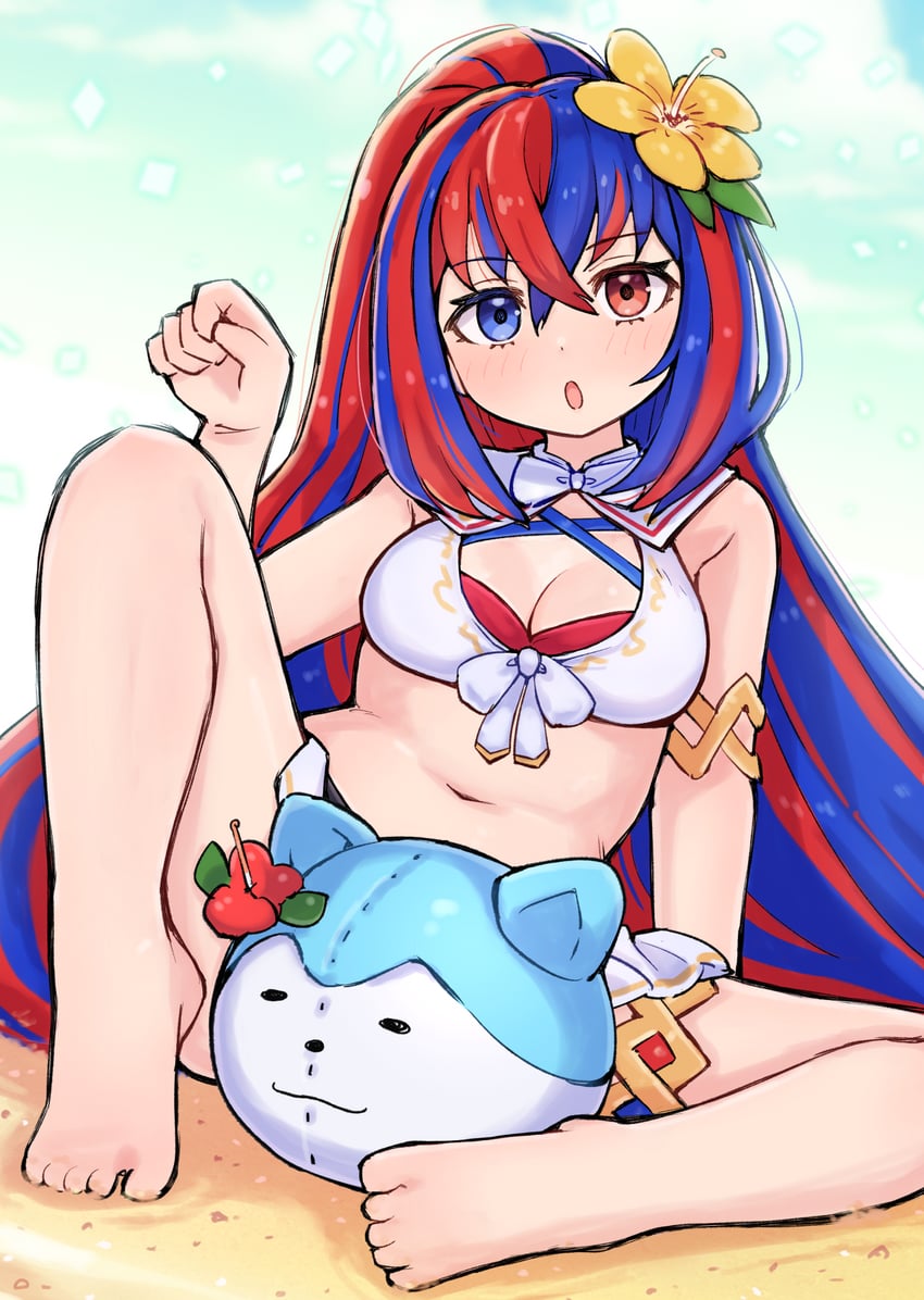 female alear and sommie (fire emblem and 2 more) drawn by kutabireta_neko