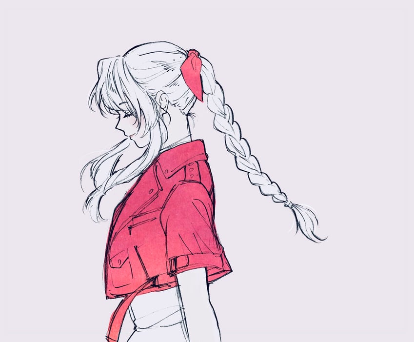 aerith gainsborough (final fantasy and 3 more) drawn by oishiioniku1129