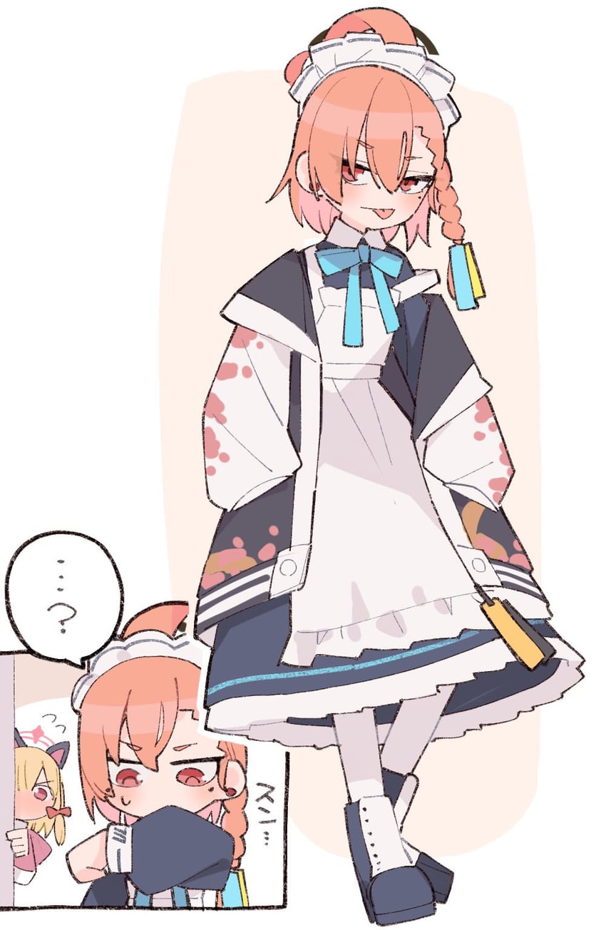 momoi and neru (blue archive) drawn by kamo_(kamonabe_44)