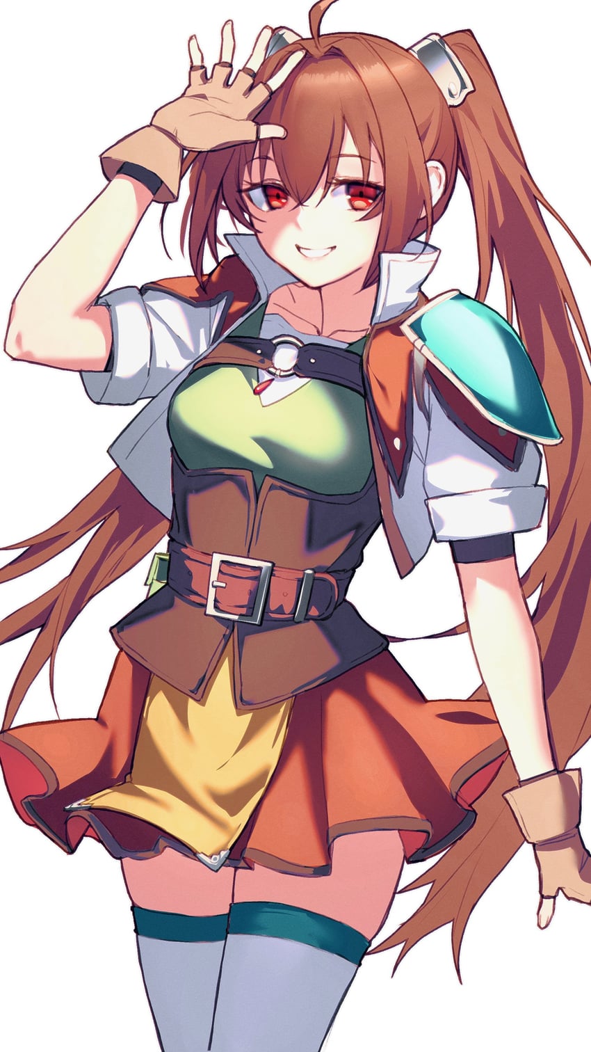 estelle bright (eiyuu densetsu and 1 more) drawn by madou_zakura