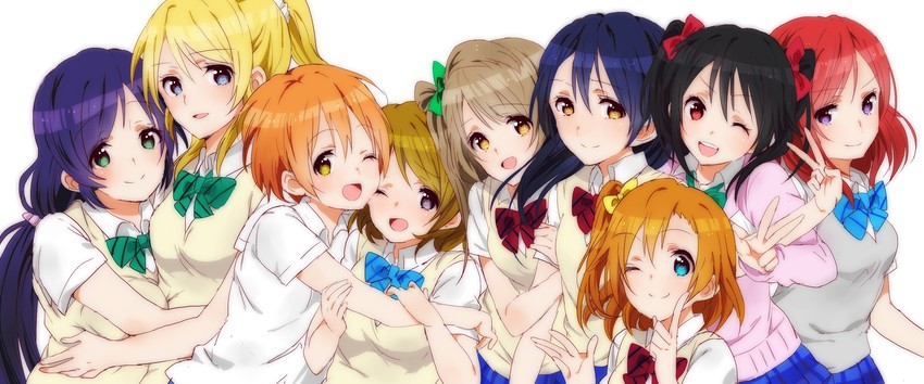 nishikino maki, tojo nozomi, sonoda umi, yazawa nico, ayase eli, and 4 more (love live! and 1 more) drawn by sorimachi-doufu