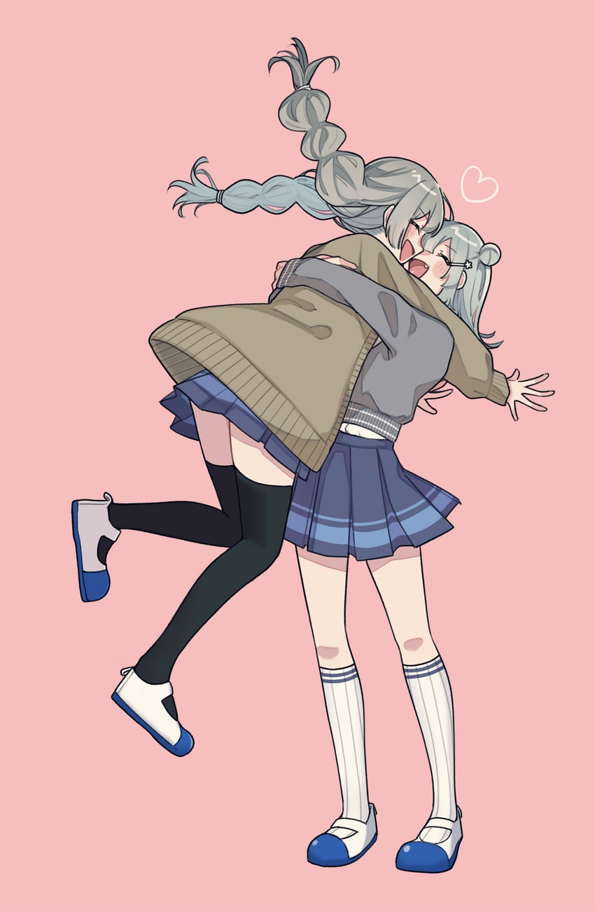 kizuna akari and koharu rikka (voiceroid and 2 more) drawn by alpaca_opo