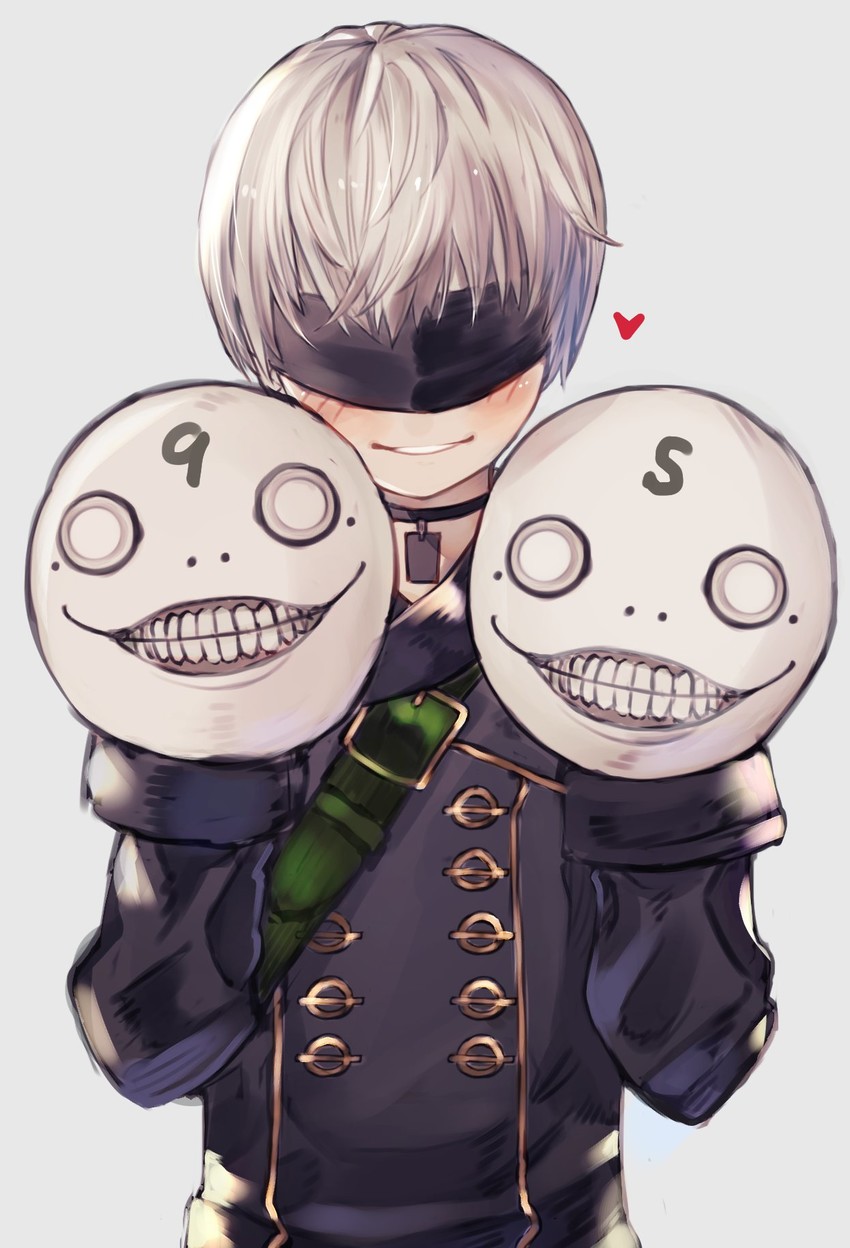 9s and emil (nier:automata and 1 more) drawn by momomo_(user_xnfy4284)