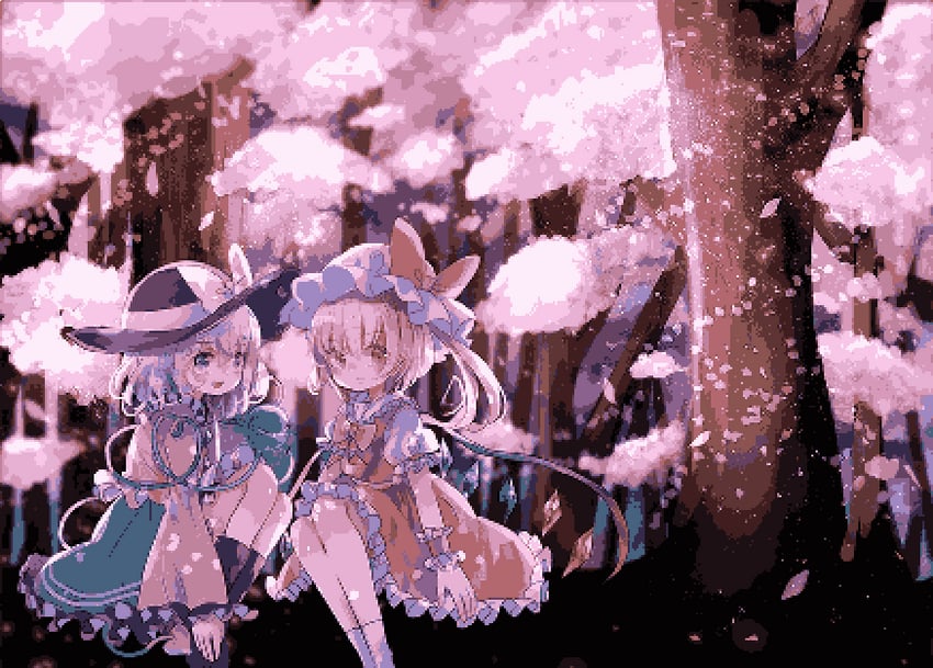 flandre scarlet and komeiji koishi (touhou) drawn by hiyuu_(hiyualice)