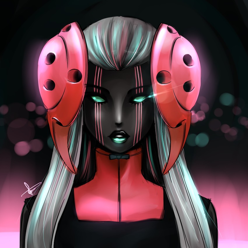 kikuri-hime (shin megami tensei and 1 more) drawn by hannah_santos