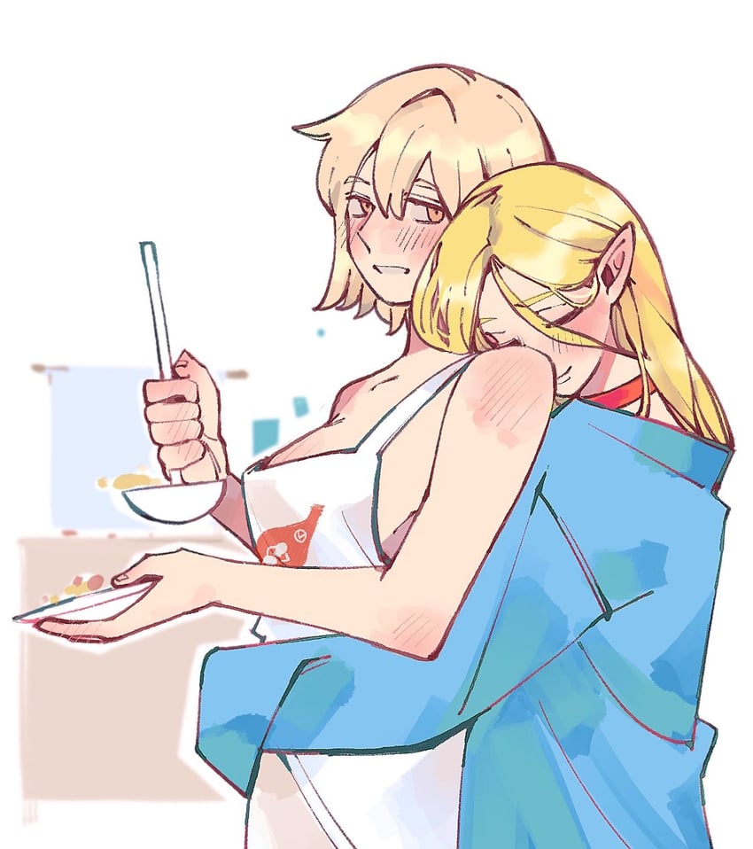 marcille donato and falin touden (dungeon meshi) drawn by dohwa110