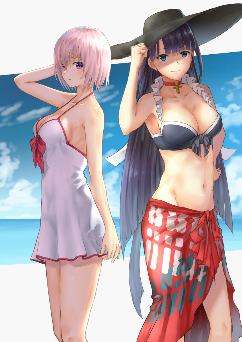 mash kyrielight and martha (fate and 1 more) drawn by sugi87
