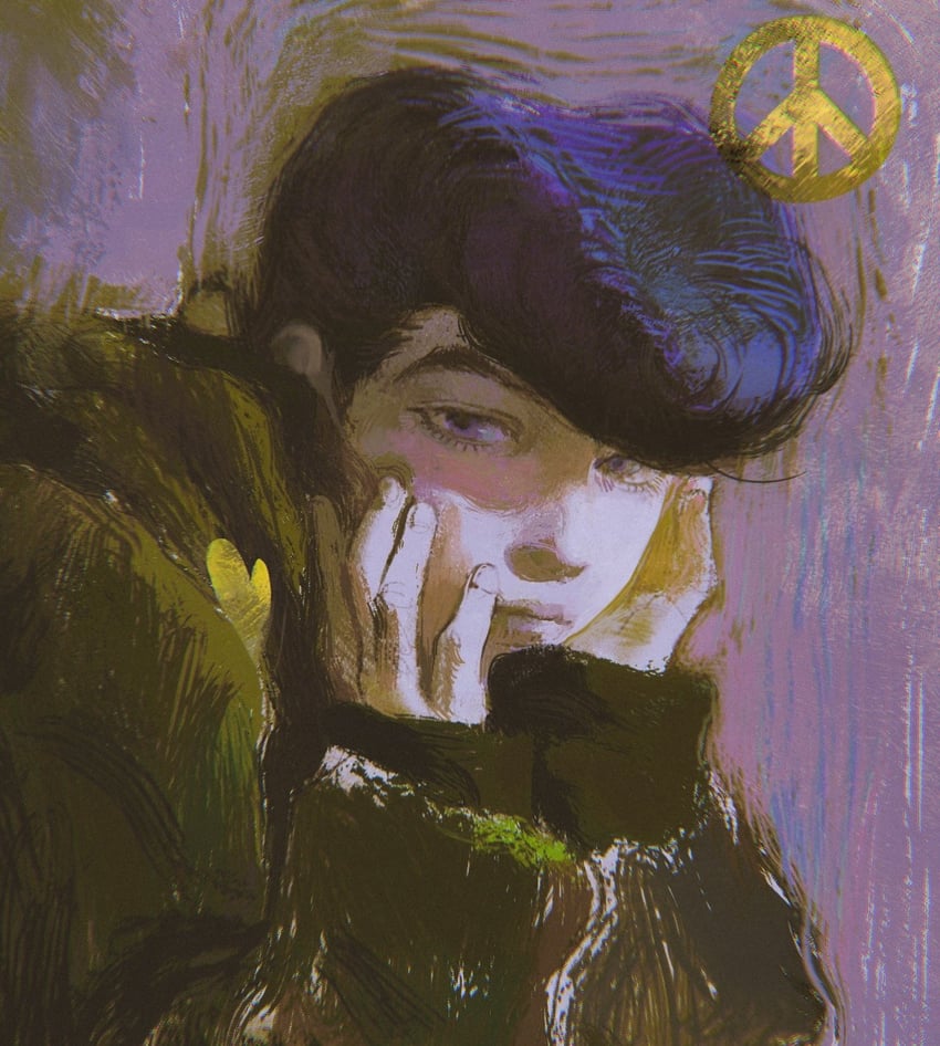higashikata josuke (jojo no kimyou na bouken and 1 more) drawn by siyebuchixiangc