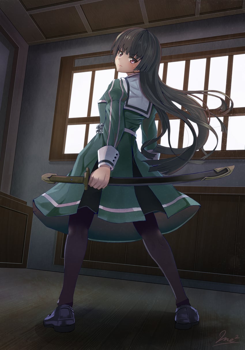 juujou hiyori (toji no miko) drawn by yumibakama_meme