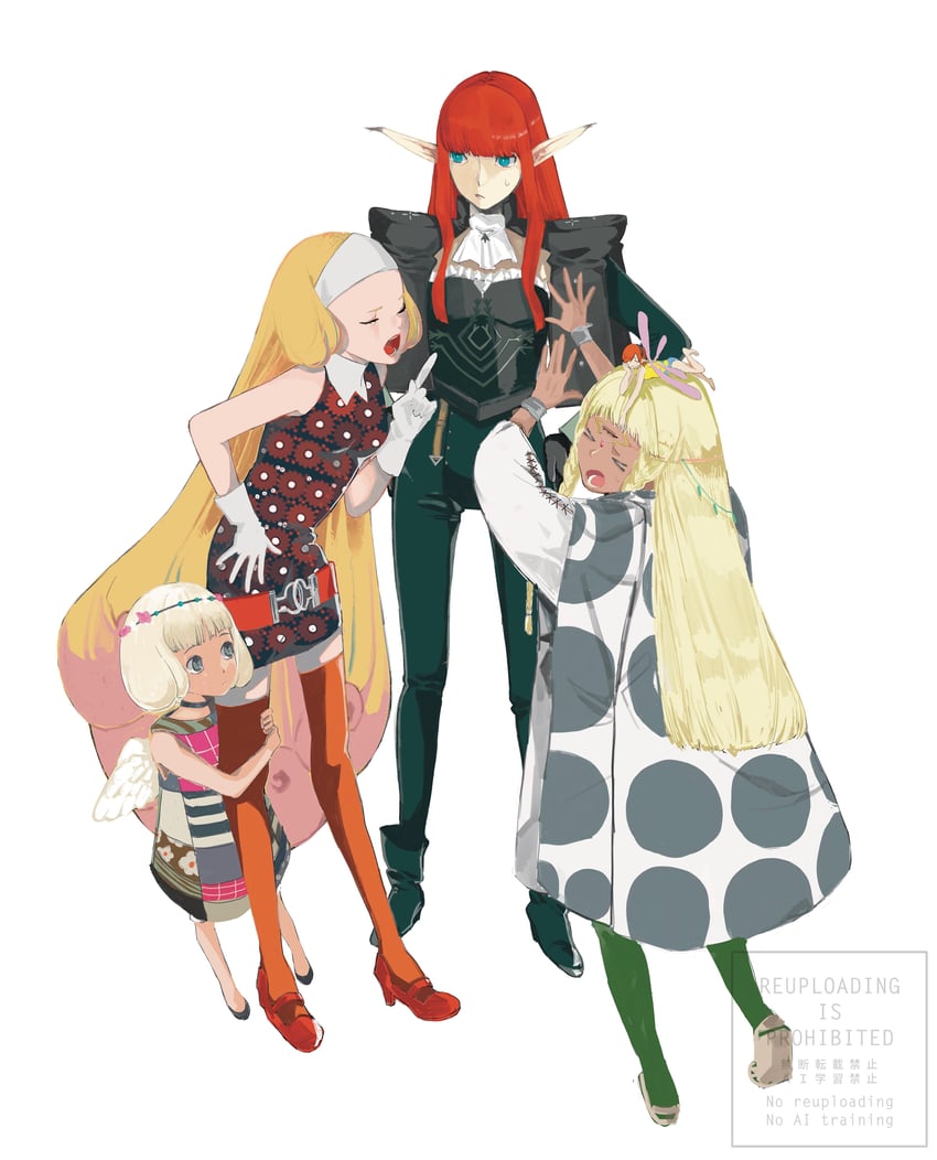 hulkenberg, gallica, eupha, junah, and maria (metaphor: refantazio) drawn by hhhuzh