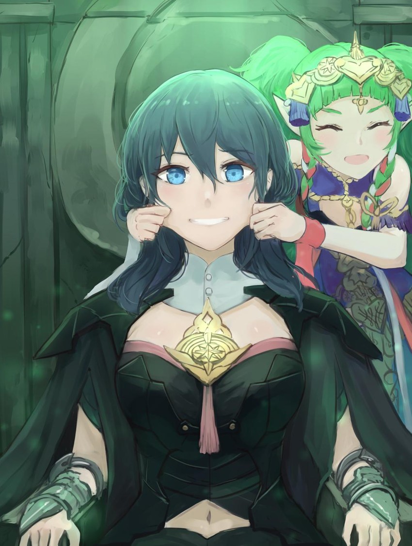 female byleth and sothis (fire emblem and 1 more) drawn by ippers