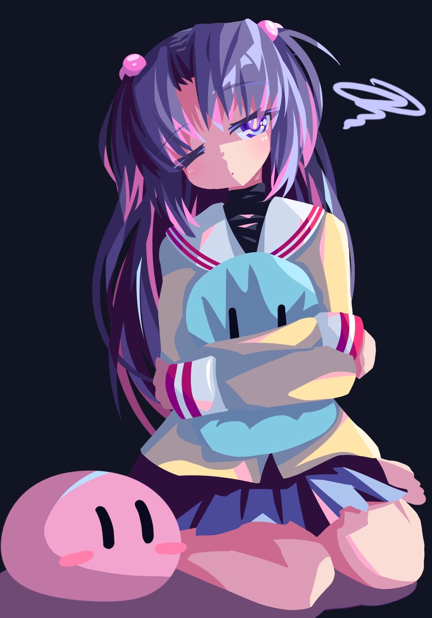 ichinose kotomi (clannad and 1 more) drawn by evanhehehe