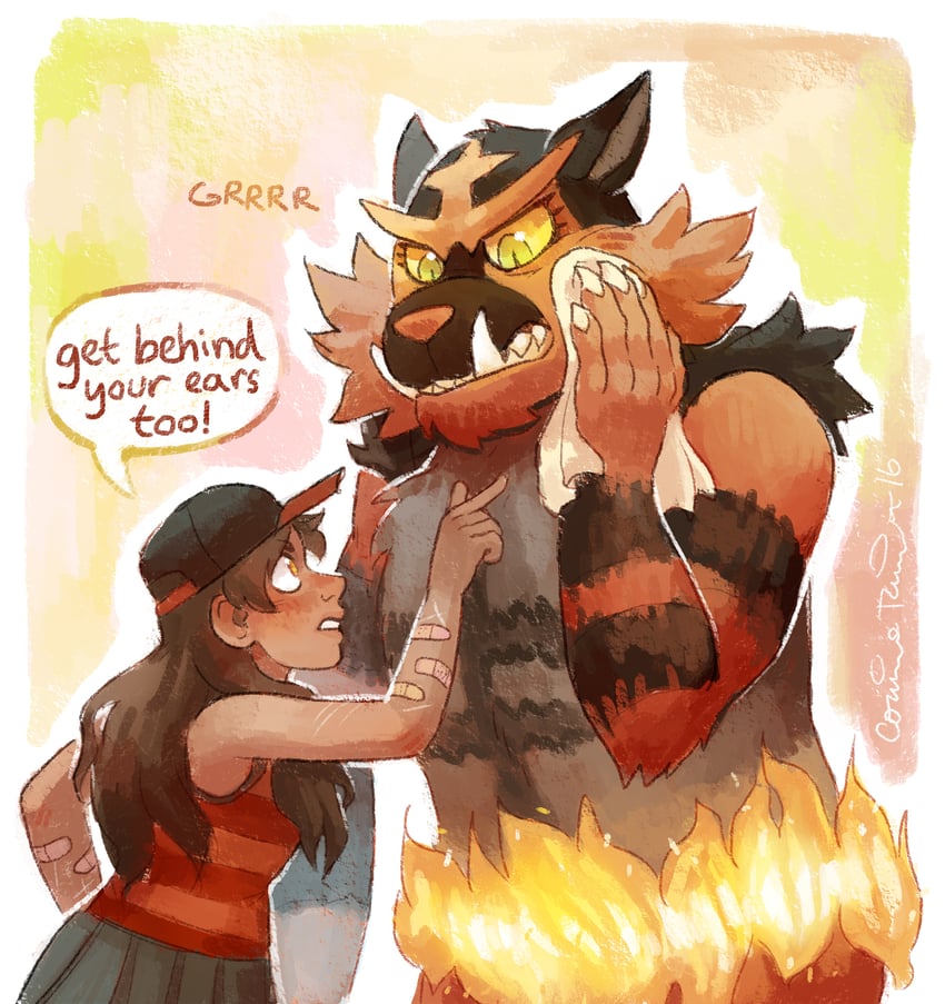 incineroar (original and 1 more) drawn by calonarang